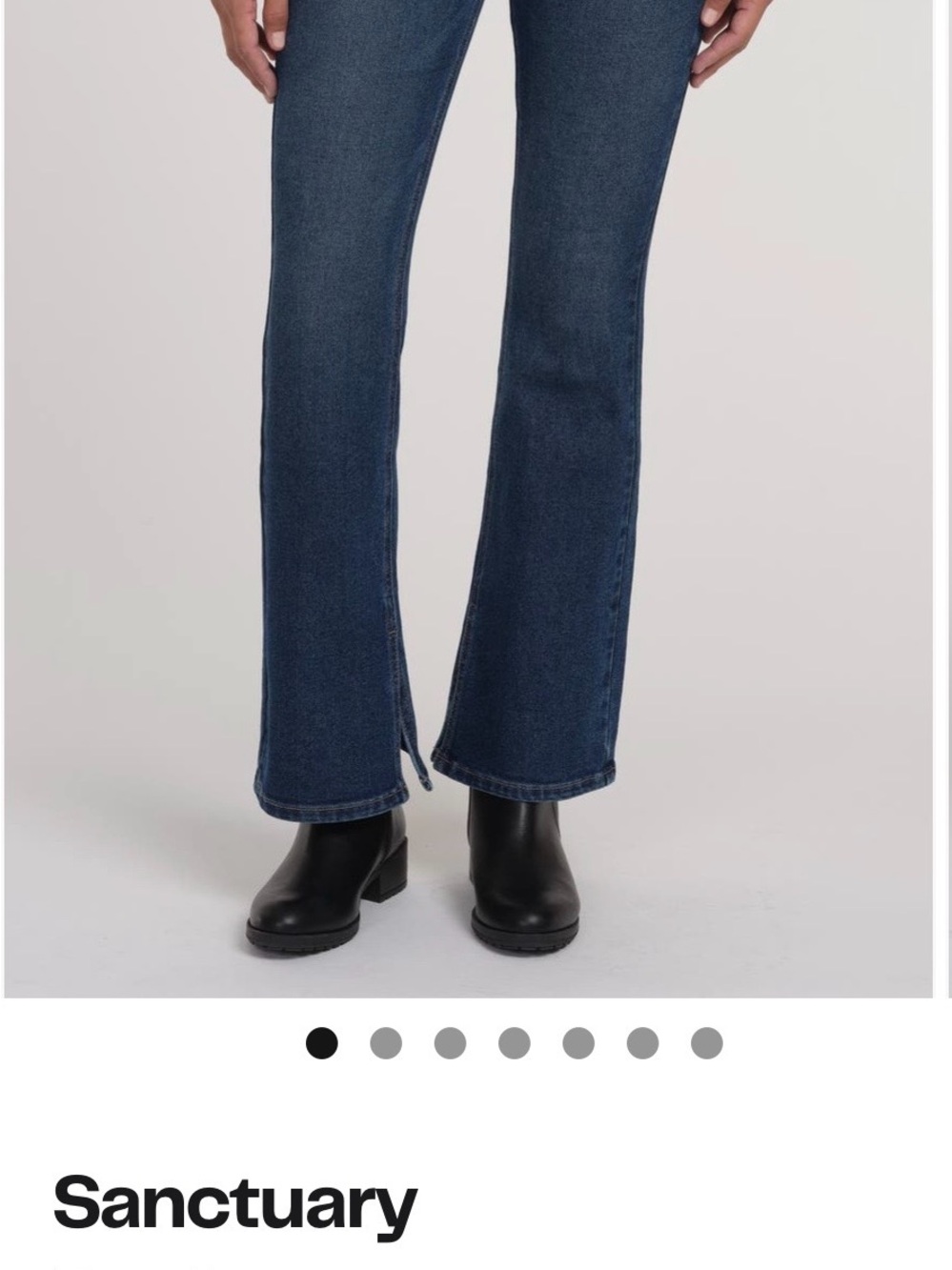 Sanctuary Lyra Dark Indigo Boot-Cut Jeans
